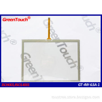 High Sensitivity Car GPS 6.5 Inch 4 Wire Resistive Tablet Touch Screen Replacement